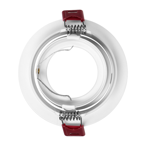 FONDI RC decorative frame for spotlight, MR16/GU10 max. 50W, round, fixed, aluminium, white